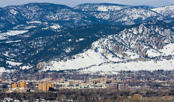 University of Colorado, Boulder, Colorado (elev. 5,430 feet)