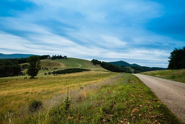 View in the area near beautiful college Sweet Briar College