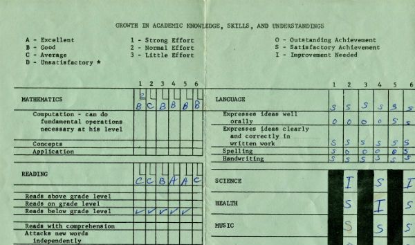 high school transcript