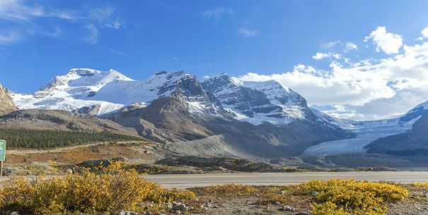 Athabasca University's namesake glacier